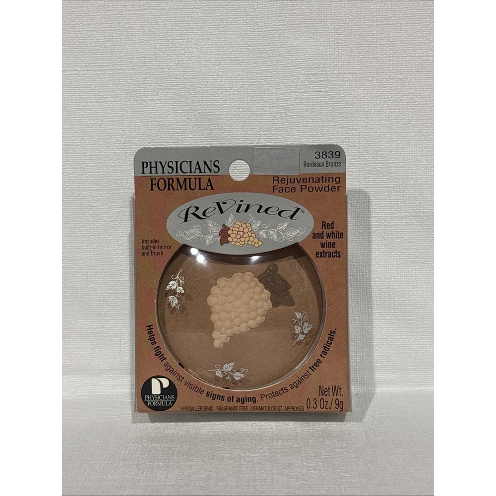 Physicians Formula ReVined Rejuvenating Face Powder Bordeaux Bronze 3839 0.3oz
